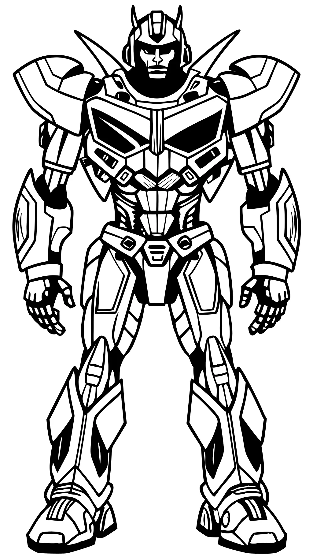 Páginas para colorear de Bumblebee Prime Transformers